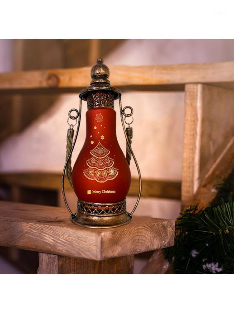 

Party Decoration Christmas Oil Lamp LED Luminous Portable Lantern Camping Light Festival Decor