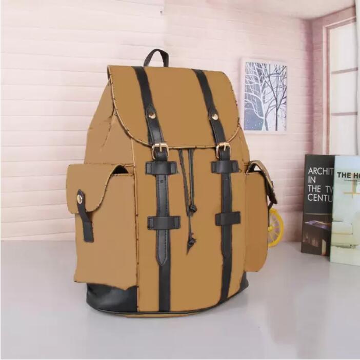 

Backpack 2022 Fashion Casual Leather Luxury Designer Men Large Travel Work Daily Backbag Laptop Back Pack Student Schoolbag 41379