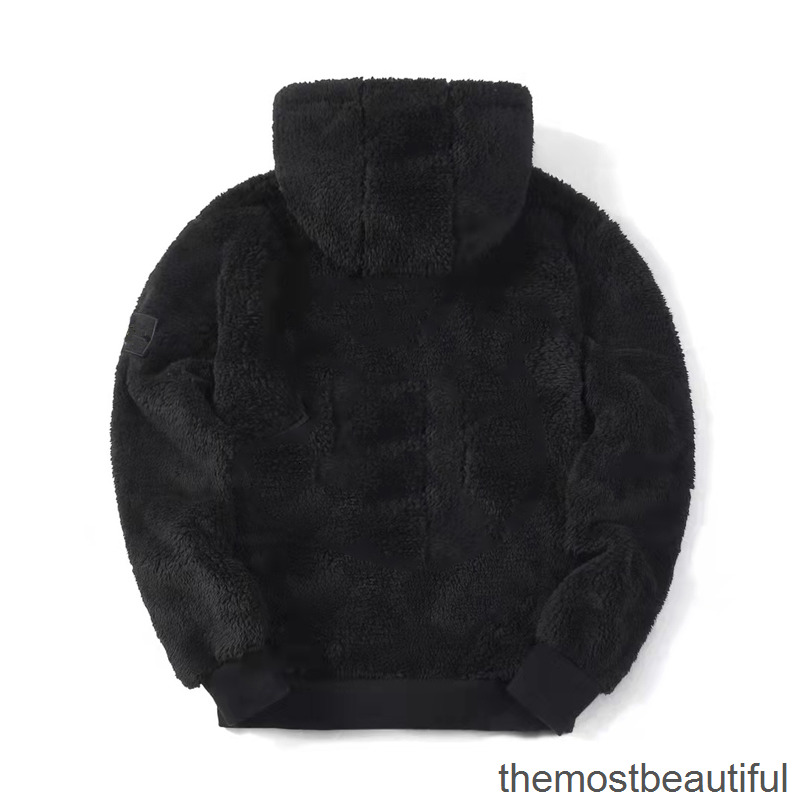 

Men's Jackets Plush Imported Fabric Fashion Warm Three-color Optional Casual 2TMW, 1# packing bag