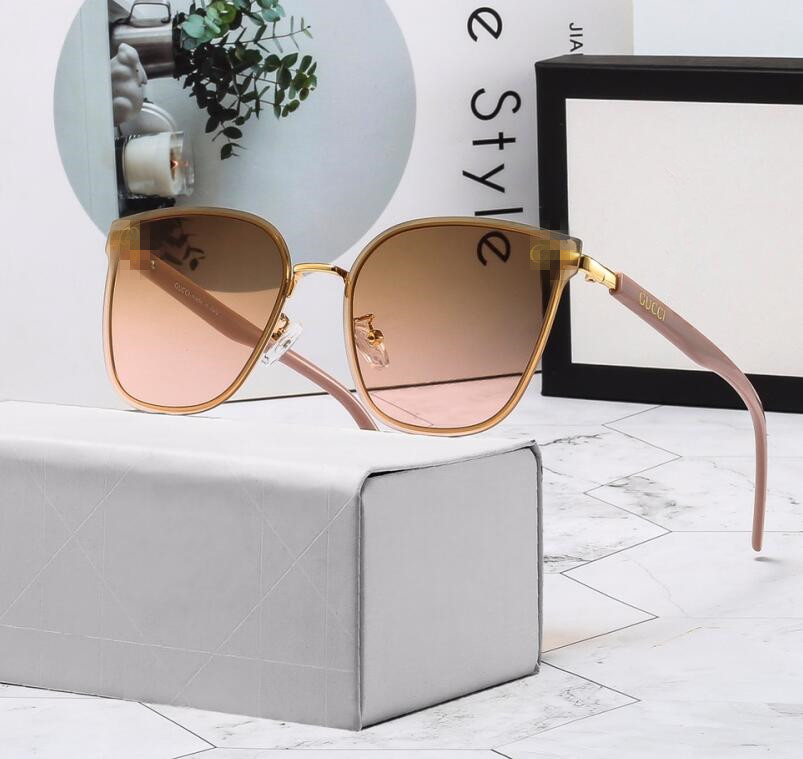 

High quality fashion vintage sunglasses women Brand designer womens ladies sun glasses with cases and box