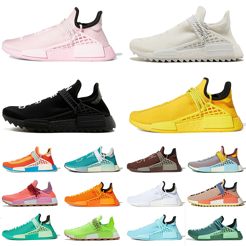 

Classic Nmd Human Race Sneakers Pharrell Williams Running Shoes Hu Men Women Extra Eye Nerd Black Blank Canvas Yellow BBC White Golden Mens Womens Trainers Size 36-47, Infinity species 36-47