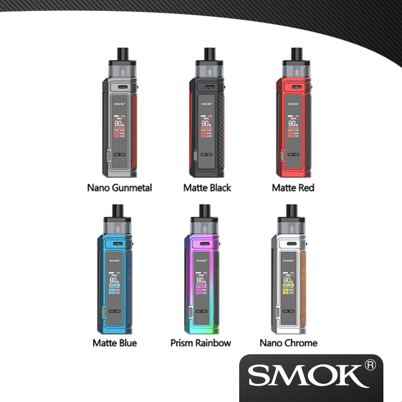 

Original SMOK G-PRIV Pro Pod Kit Single 18650 battery 80W output With 5.5ml Cartridge adopts LP2/RPM2 coils, Matte blue