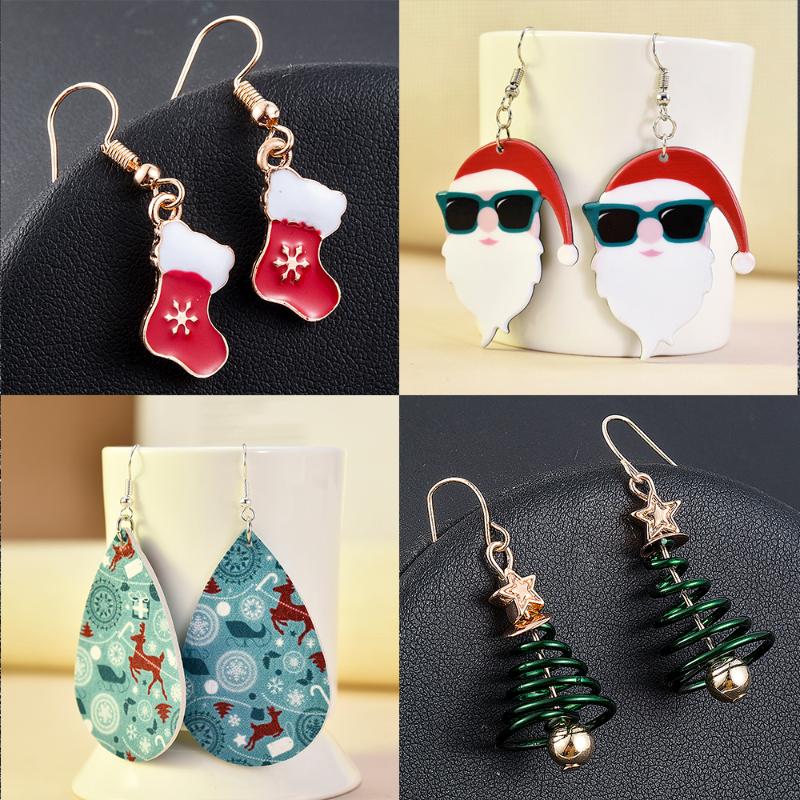 

Dangle & Chandelier High Quality Wholesale 2021 Fashion Women Christmas Earring Drop Earrings Gifts Boucle Pendientes Mujer