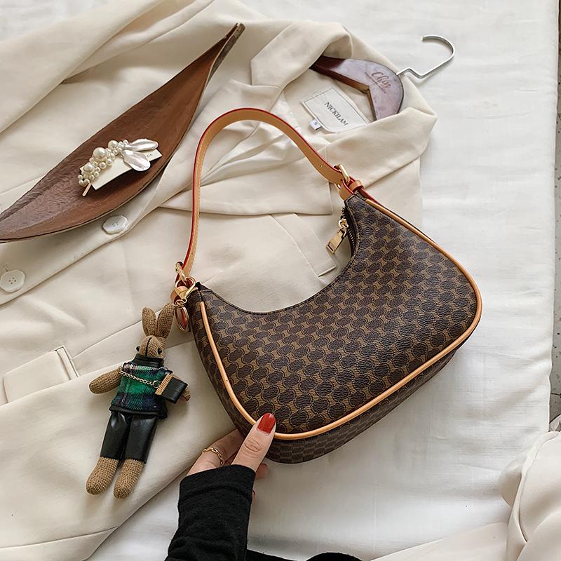 

Shoulder Bag For Women 2021 Trend Mahjong Korean Fashion Pu Leather Designer Ladies Small Baguette Tote Handbag Cross Body