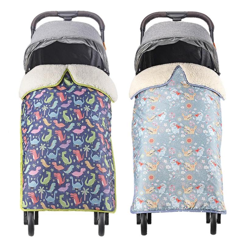 

Stroller Parts & Accessories 90x72cm Baby Bunting Blanket Infant Carriage Winter Outdoor Warm Windproof Quilt