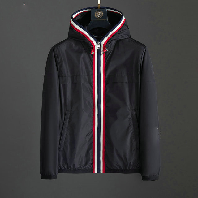 

20ss Men S Clothing fashion Designer Jackets Long sleeve Spring Autumn Luxury black hooded windbreaker Thick Coats Suitable for clothe, Black;brown