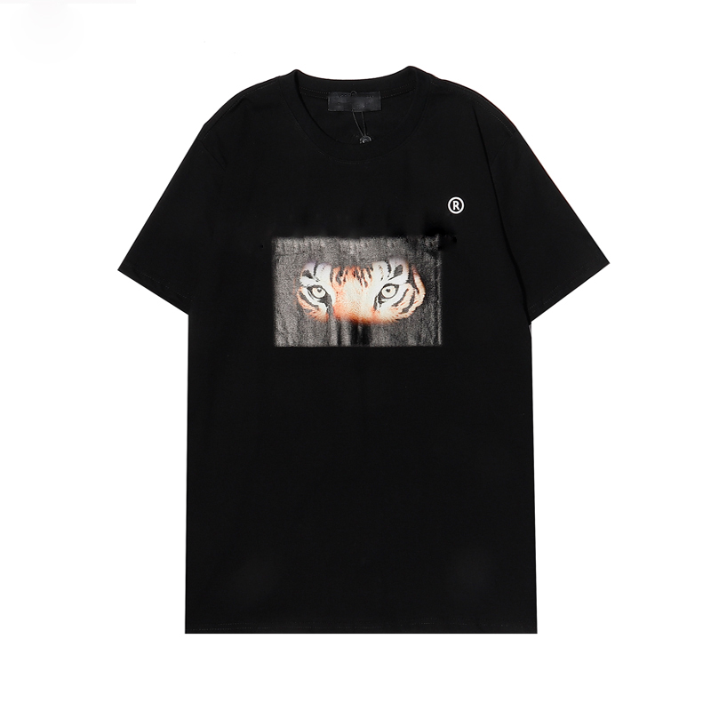 

designer T-shirt mens Skull Tees high quality Summer Basic Solid crystal print letter dollar Skateboard Casual Punk tops tiger Tee women Shi, White;black