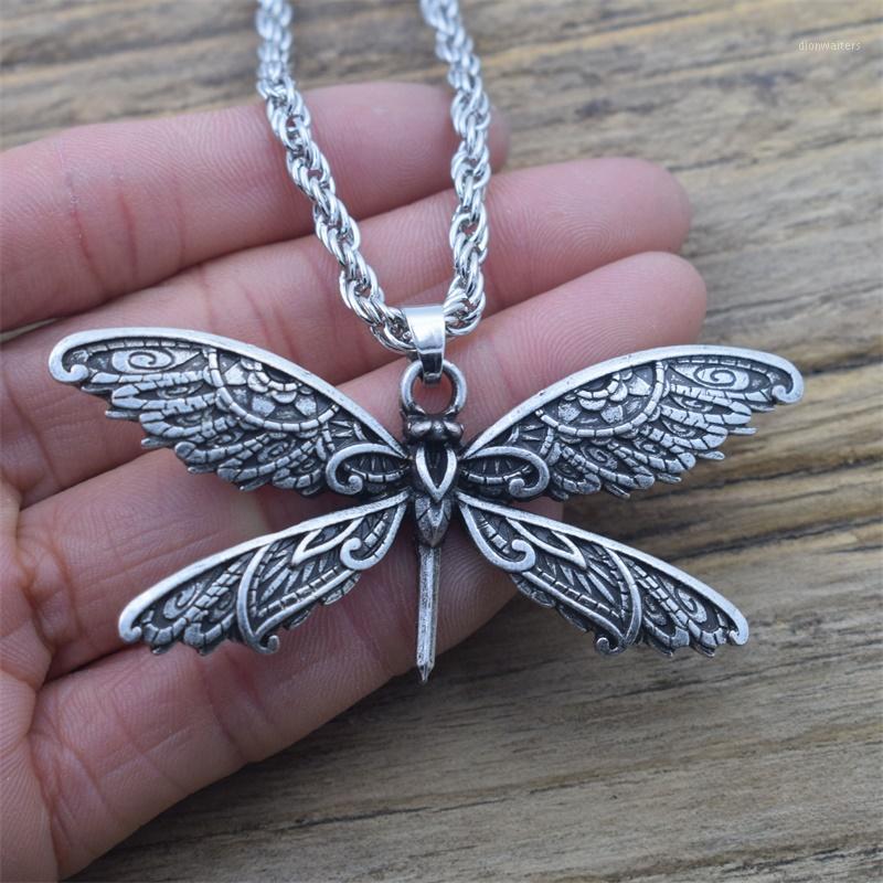 

12pcs Zinc Alloy Dragonfly Necklace Casual Pendant Insect Jewelry Women Gift Chains