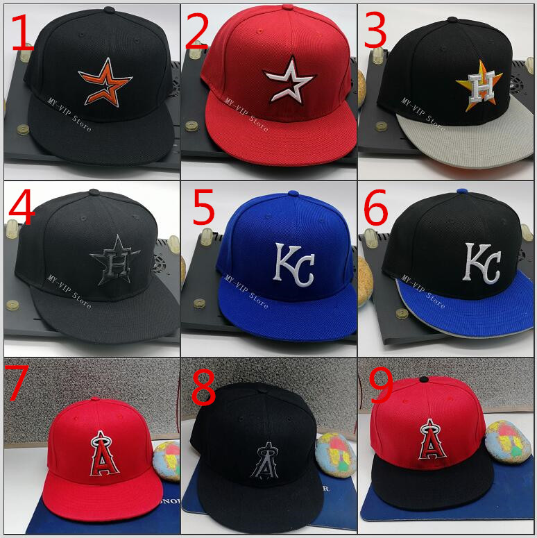 

Good Quality Men's Sport Team Baseball Fitted Caps Flat Brim Sized Hats Full Closed Designer Size 7- Size 8 Fitted Baseball Gorra, Blue;gray