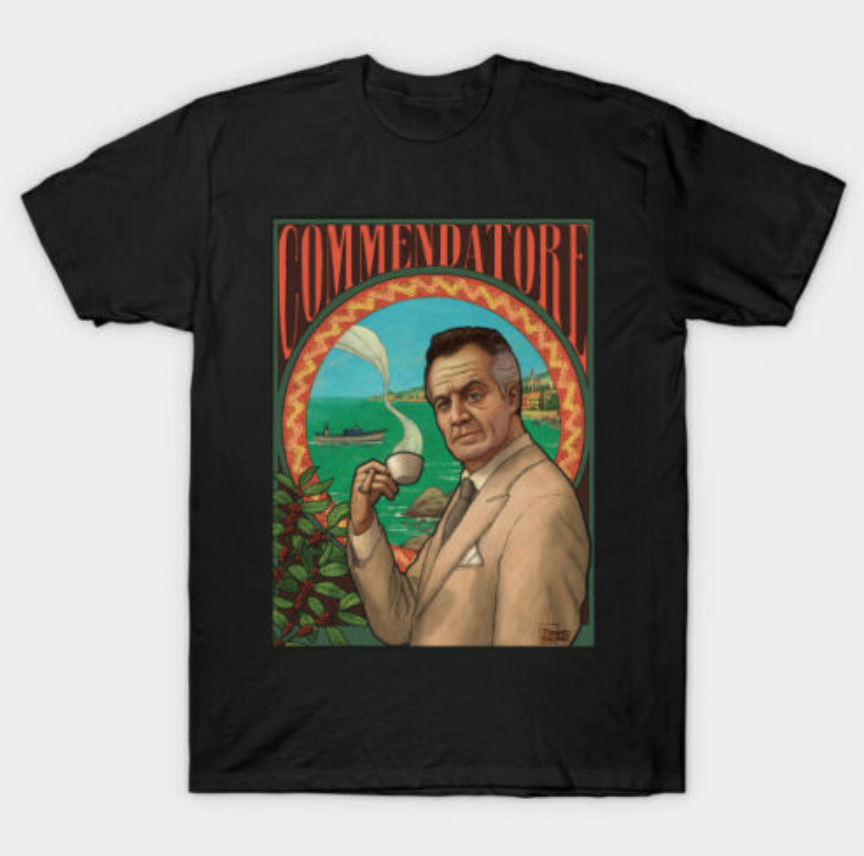 

R1 Commendatore Paulie Gualtieri From The Sopranos The Mafia Series Black TShirt, White;black