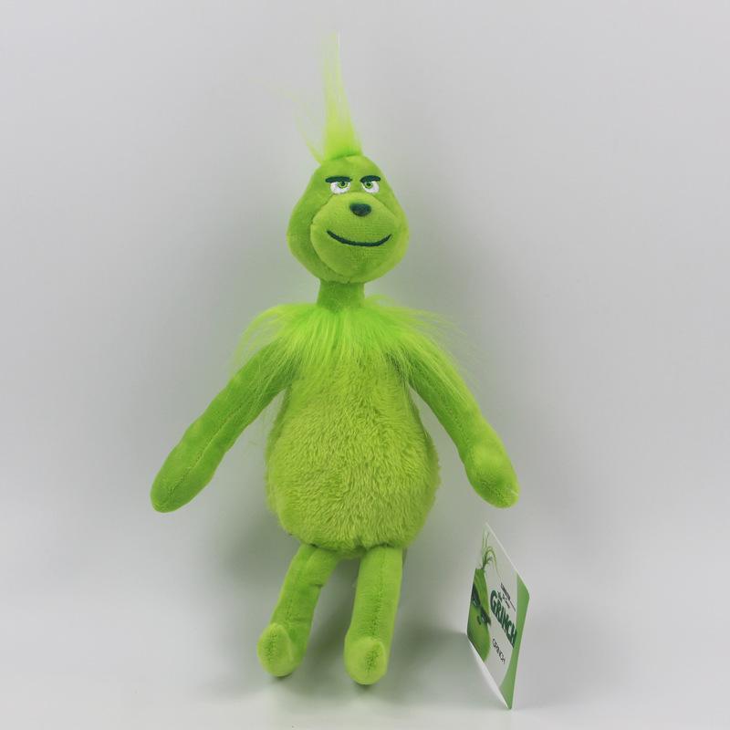 

11.8" 30cm toys High Quality 100% Cotton How the Grinch Stole Christmas Plush Toy Animals For Child Holiday Gifts Wholesale, Multicolor