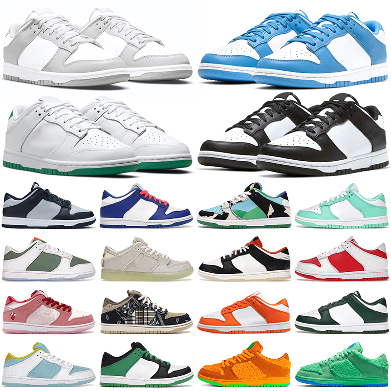 

2022 men women low running shoes White Black Grey Fog Syracuse Team Green University Blue Red Georgetown Chunky mens womens low walking jogging sneakers trainers, Kentucky