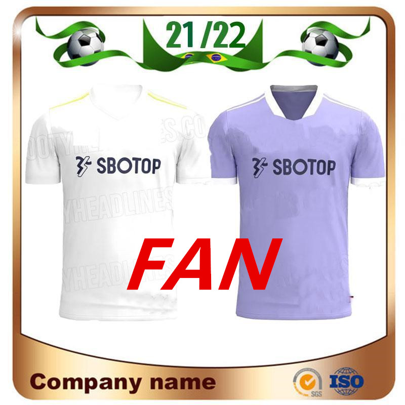 

21/22 Leeds United soccer jersey 2021 Home ALIOSKI COOPER T ROBERTS JANSSON BAMFORD HERNANDEZ KLICH maillots football shirts uniforms, 21/22 home