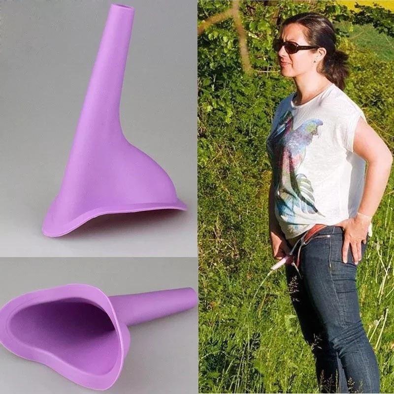 

Women Urinal Device Funnel Outdoor Travel Camping Portable Female Soft Silicone High Quality Gadgets