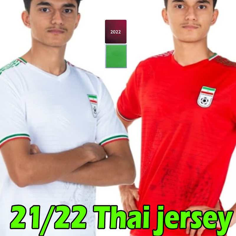 

2021 2022 Iran national team Soccer Jerseys Azmoun Hosseini Fard Jahanbakhsh home away jersey 21/22 football shirt top, Black