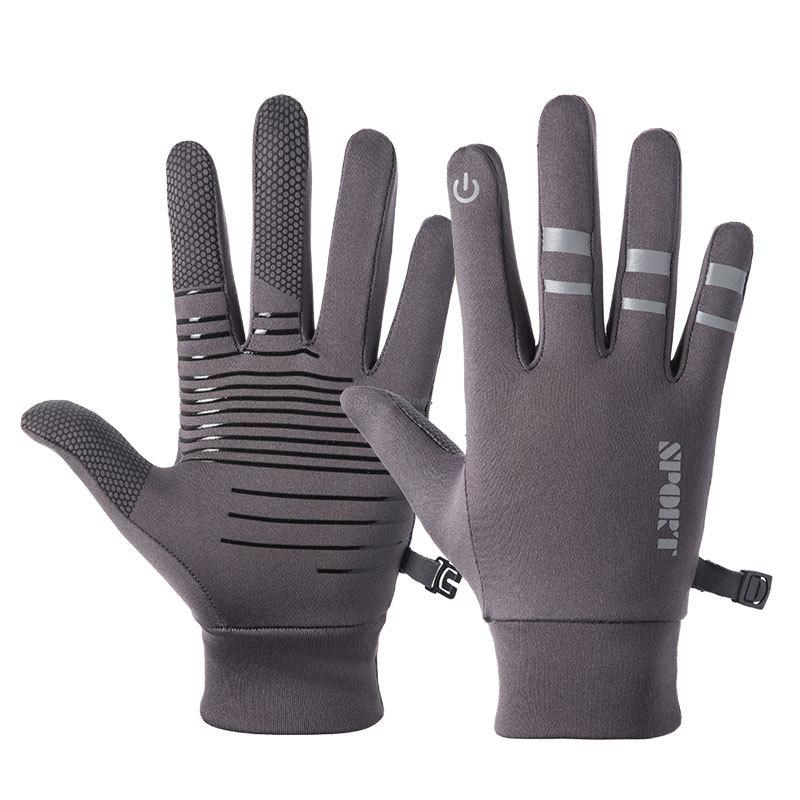 

Sports Gloves Hiking Cycling Non-slip Climbing Keep Warm Riding Camping Fishing Bicycle Mountain Bike Touch Screen Skiing Glove, Black