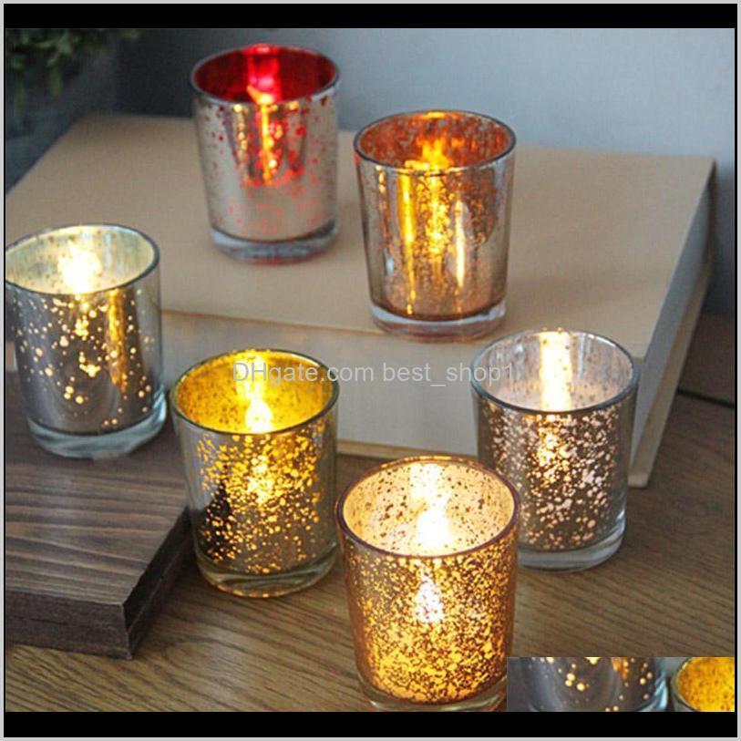 

Holders DÃ©cor Home Garden Drop Delivery 2021 Candle Starry Night Tea Light Holder Simple Christmas Luminous Candlestick Dining Table Wedding