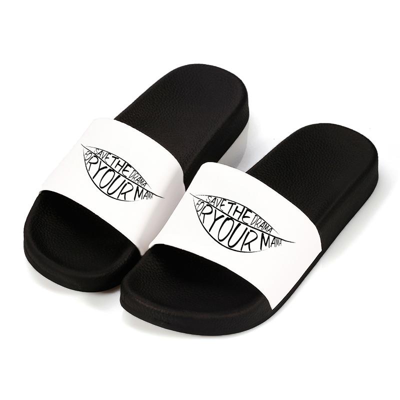 

Slippers Woman Slipper 2021 Summer Home Flip Flops Lips Print Bathroom Non-slip Slides Fashion Women Sandals Plus Size, 3296