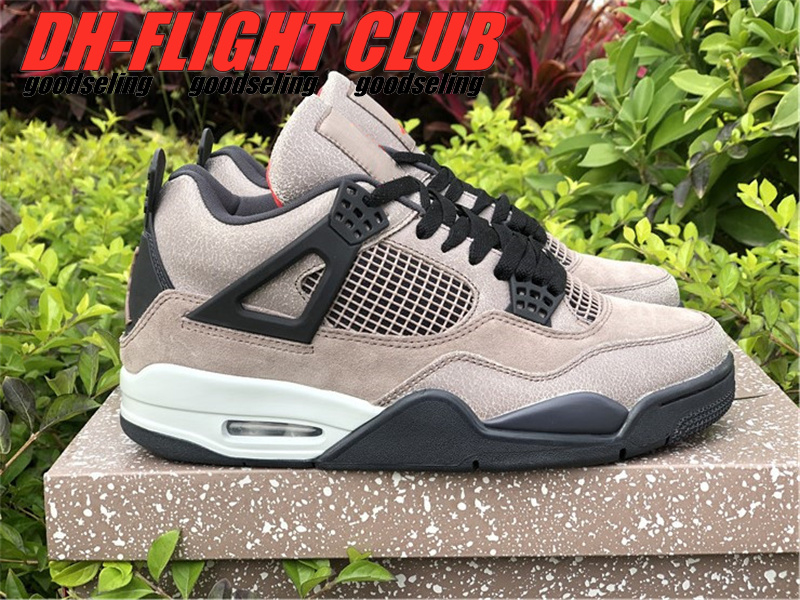 

2021 Release 4 IV Taupe Haze Basketball Shoes Mens Womens Jumpman 4s Mocha Designer Sports Sneakers With Box Size EU36-47.5, Customize