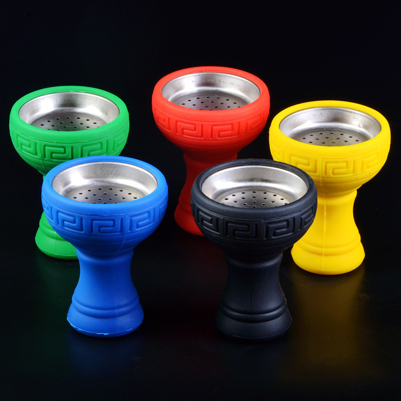 

Hookah Arabian Accessories Tin Free Silicone Cigarette Pot and Bowl Combination