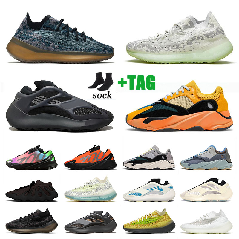 

Kanye Sports Covellite Running Shoes West Kyanite Trainers Enflamme Amber Sneakers Yeezy 700 Wave Runner V2 V3 380 450 Phosphor Women Hylte Glow Men Size 36-46, B44 dark slate 36-45