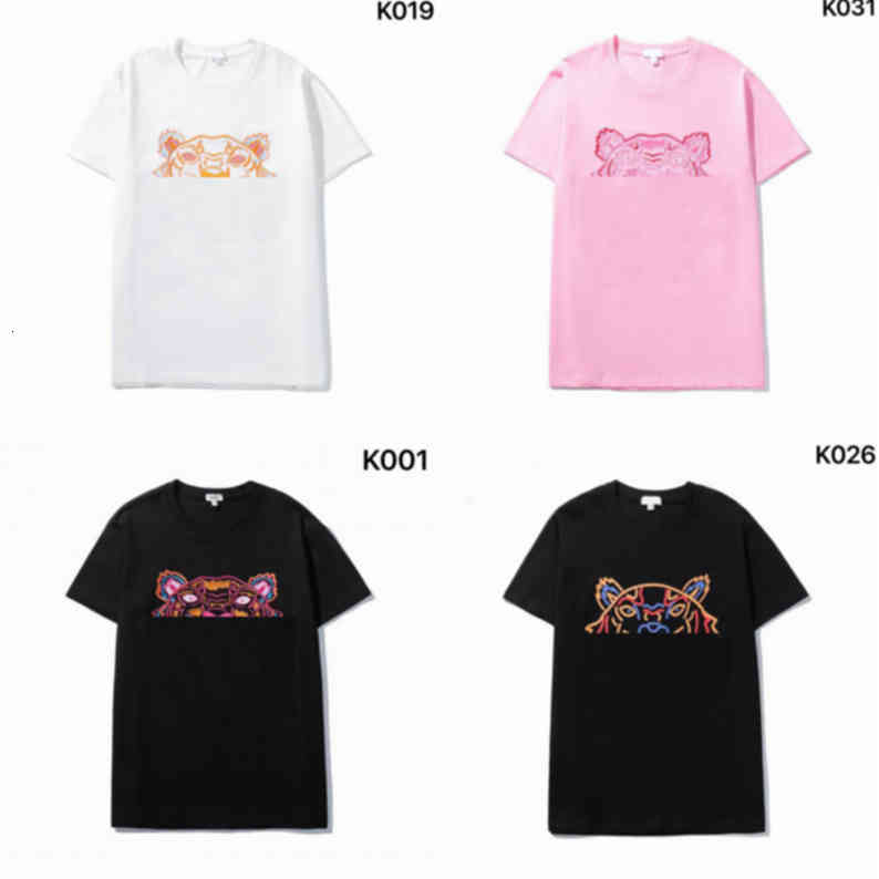 T-shirts pour hommes Femmes Mens Hommes Designers T-shirts Broderie Tigre Mode Hommes Casual Tshirt Man Paris France Street Short Marques Manche