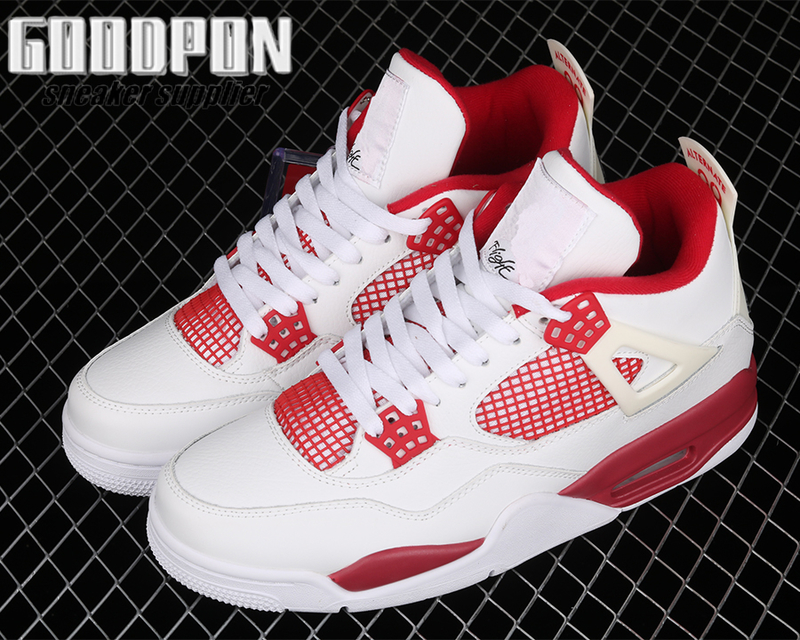 

Mens Basketball Shoes ALTERNATE Men Woman Jumpman 4 4s White Black Gym Red outdoor running trainers sport Sneaker With Box, #1