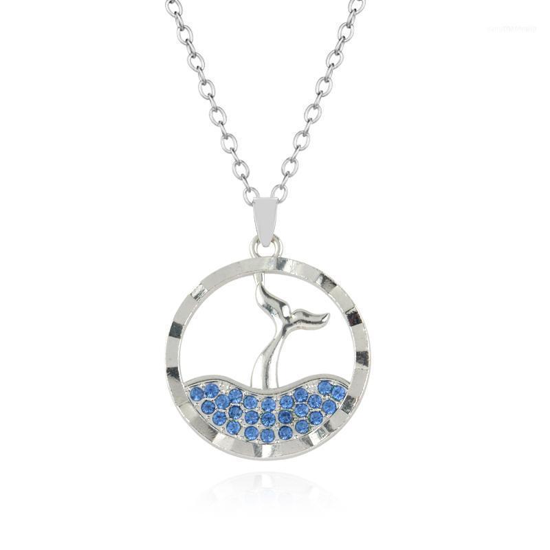 

Style Women Girl Simple Elegant Metal Whale Tail Charm Pendant Shine Gift Necklace Jewelry1