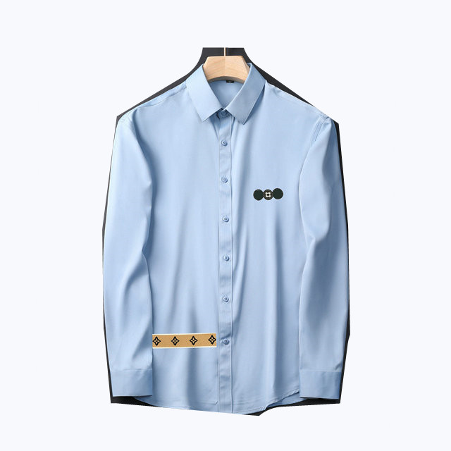 

2021 Luxurys Designers Men's Business Casuals shirt men long sleeve striped slim fit masculina wine social male T-shirts fashion checked M-3XL#72, Purple