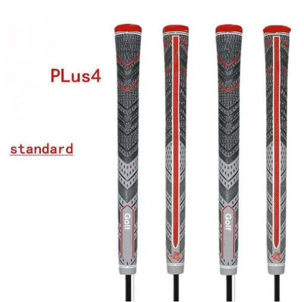 

2021 New Grey/red Golf Grips Plus 4 Multicompound Standard Size / Midsize