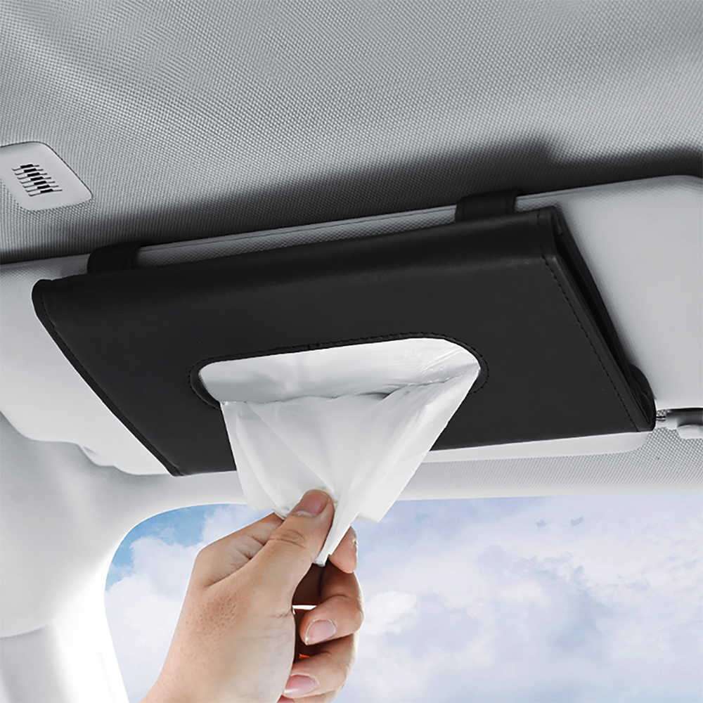 

Car Tissue Box Towel Sets Car Sun Visor Tissue Box Holder Auto Interior Storage Decoration for BMW Car Accessories