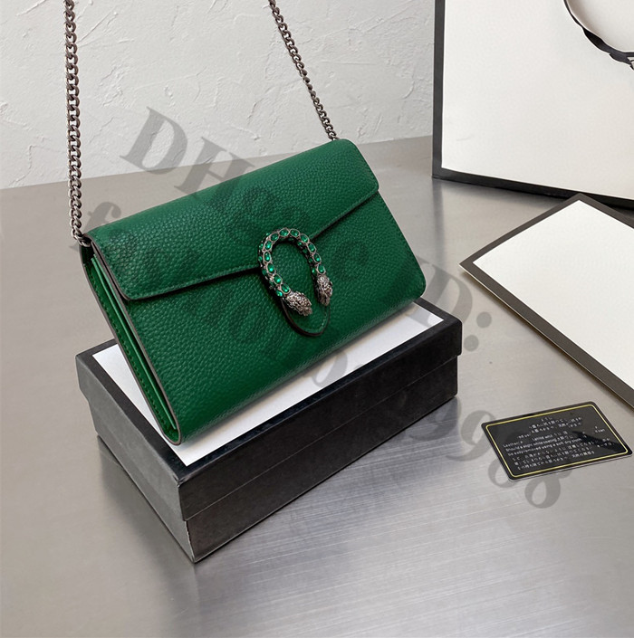 

Women Green Envelope Chains Shoulder Bags Genuine Leather Flap Red Crossbody Hangbags Black White Lady Luxury Designers Hand Party Daily Life cross body bag, Make up the difference