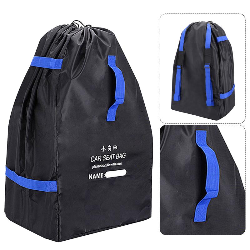 

Stroller Parts & Accessories Hanging Storage Bag Breathable Reusable Mesh Backpack Name Tag For Airport Train Universal Size
