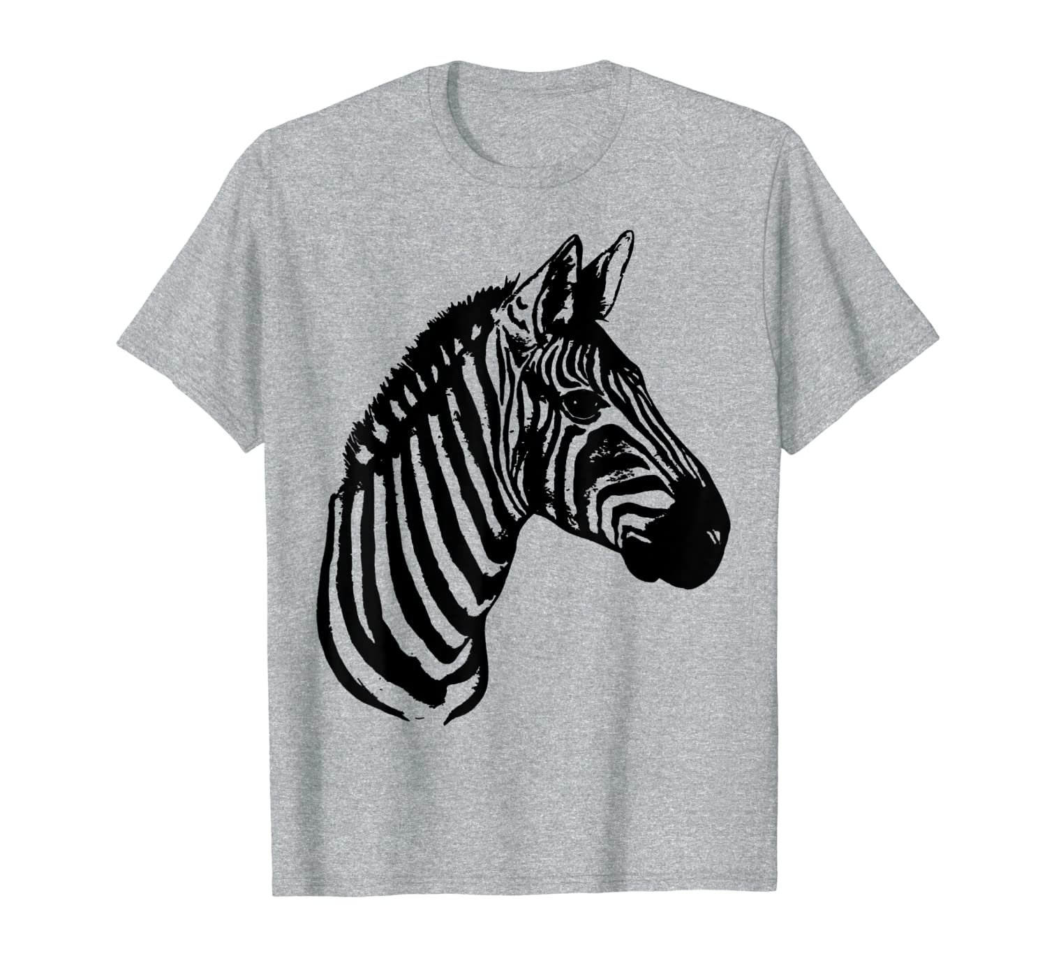 Zebra Hand Drawn Cool Gift T-Shirt-image-702044347