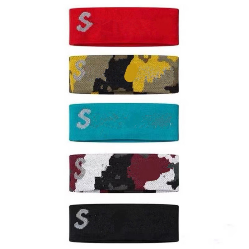 

20FW BOX LOGO Reflective 3M Headband New Absorbent Cycling Yoga Sport Sweat Hip hop men and women Unisex Elastic cotton