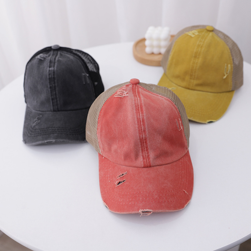 

2022 the latest fashion hat hip hop mesh baseball cap frosted old duck tongue hats Summer Sun Visor Hat