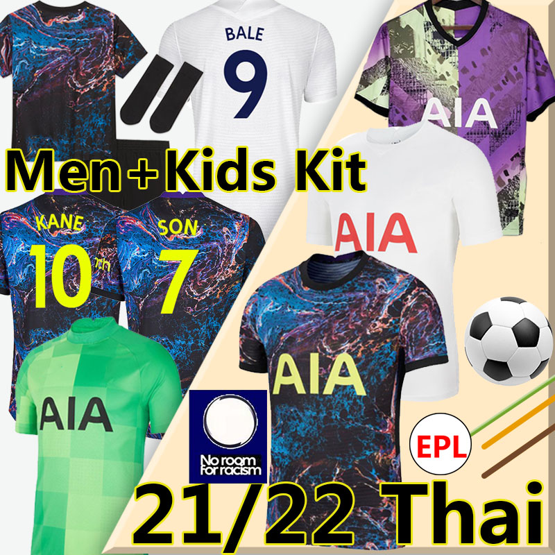 

2021 2022 DELE SON TOTTEN Soccer Jerseys HAM BALE KANE HOJBJERG BERGWIJN LO CELSO SPURS LUCAS 21/22 men+kids kit football shirts, 20-21 away kit