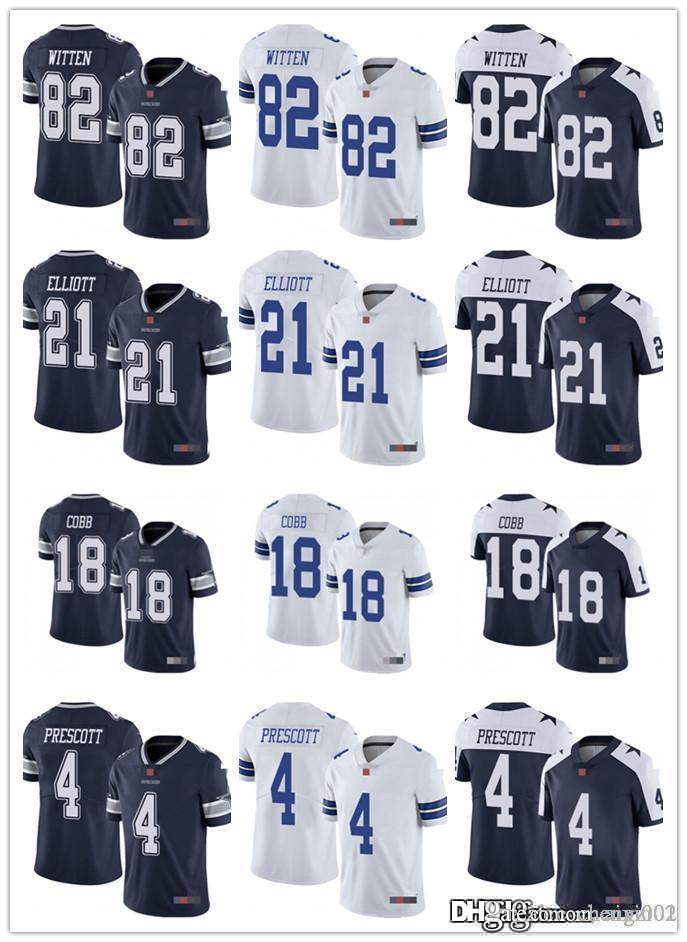

Mens Womens Youth Dallas Cowboys 21 Ezekiel Elliott Navy 4 Dak Prescott White 82 Jason Witten Football 18 Randall Cobb Jerseys, Black;red