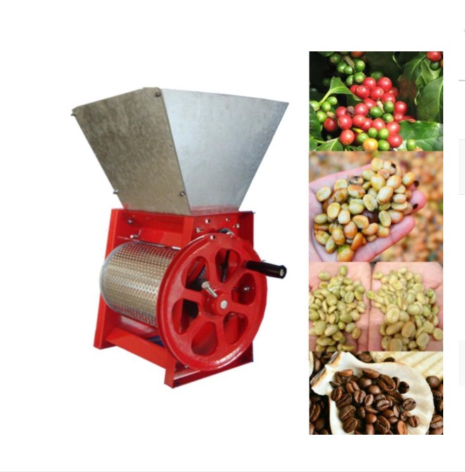 

Fresh coffee huller machine manual coffee pulper machine small coffee bean peeling machine small size high efficiency