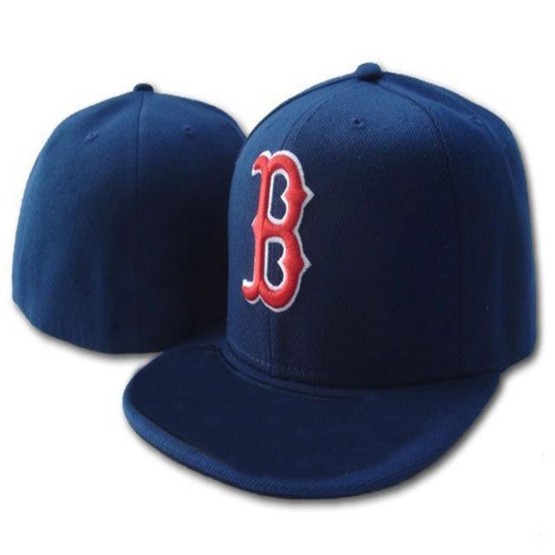 

22 styles Red Sox B letter Baseball caps Man Bone women Chapeu Outdoor Gorras Men Fitted Hats, Blue;gray