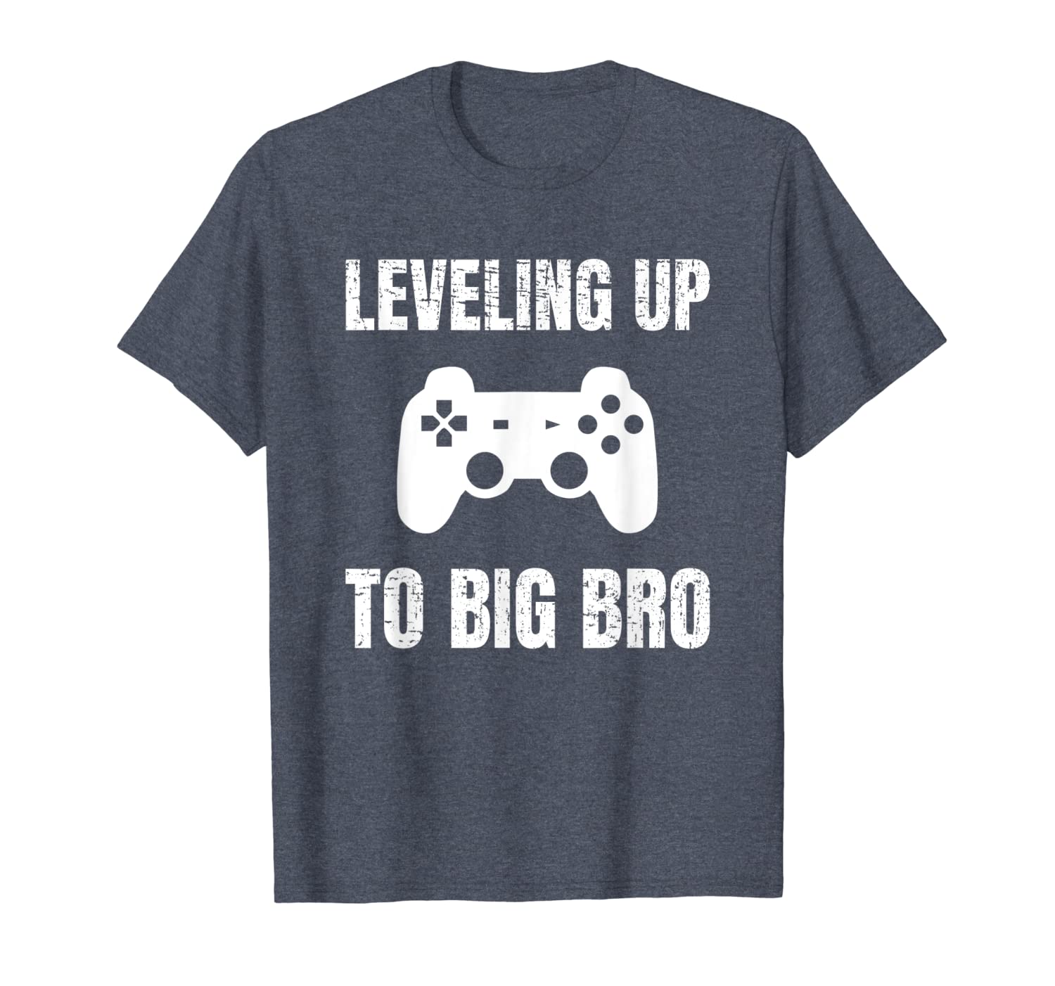 

level up to big brother announcement funny gamer gift shirt, White;black