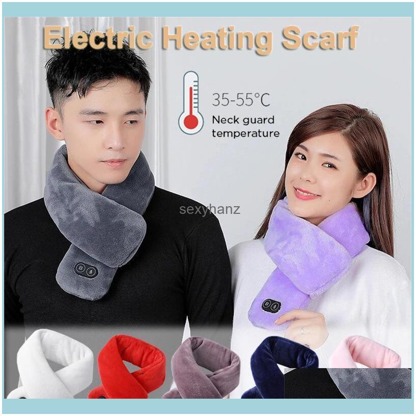 

Wraps Hats, Scarves & Gloves Fashion Aessories Unisex Winter Warm Electric Scarf 3 Gears Heating 4 Modes Mas Ajustable Usb Rechargeable Neck