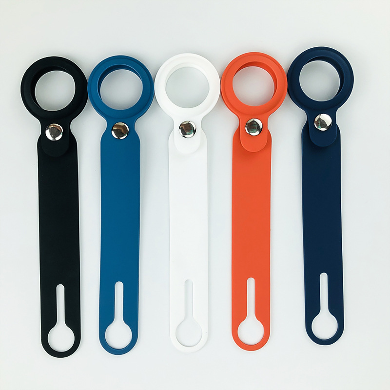 

Straps Protective Case For Air Tags Anti-fall Anti-scratch Accessories Leather Protector Cover Shell Sleeve For AirTags Locator Tracker