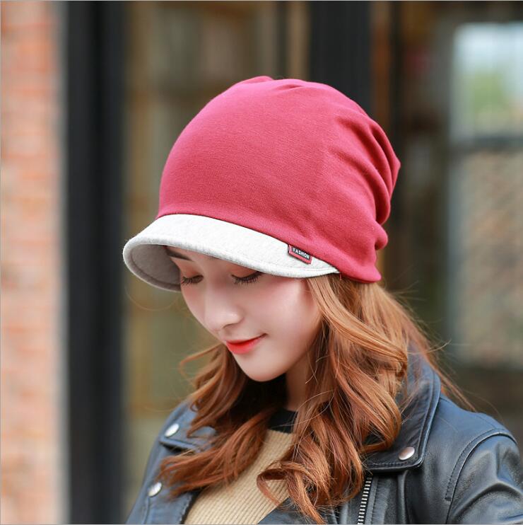 

very nice Women's autumn winter hedging double-layer confinement hats Caps GSZM025a Fashion Baotou tide multi-purpose turban peaked cap, Mix colors
