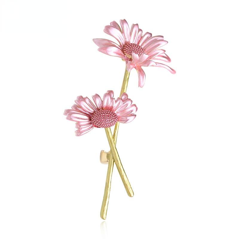 

Pins, Brooches Korean Style Brooch Women's Simple Dripping Oil Forest Pin Coat Accessories, Gray