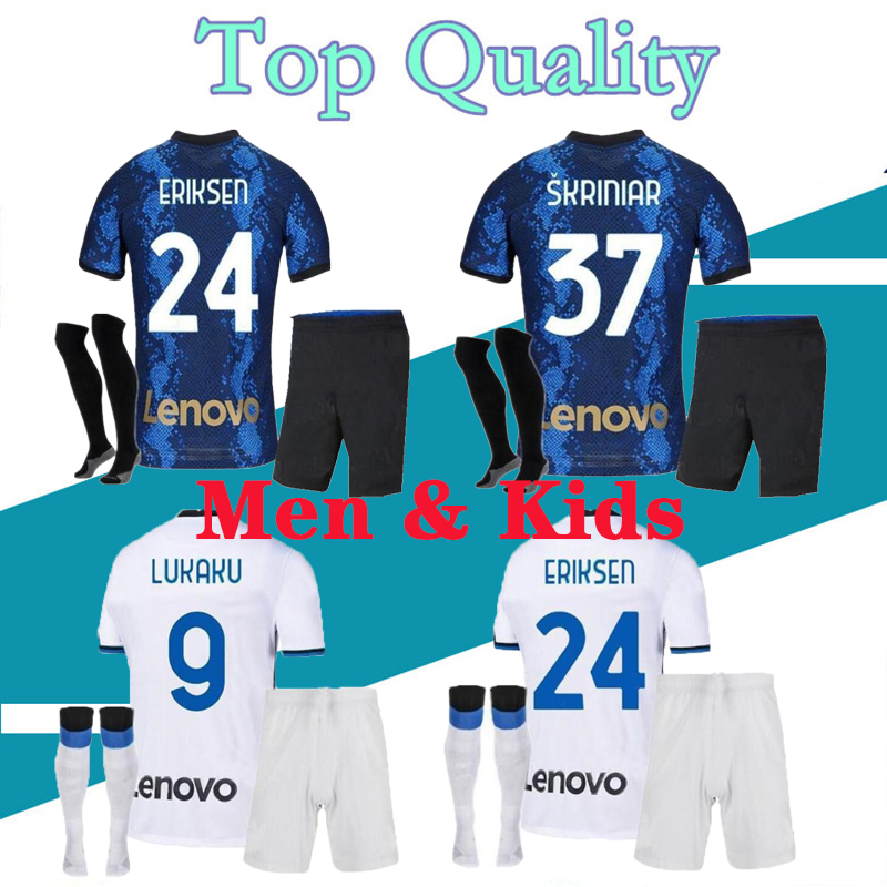 

21 22 INTER soccer jersey LUKAKU MILAN BARELLA LAUTARO VIDAL ERIKSEN football shirt 2021 2022 uniforms KOLAROV D'AMBROSIO SKRINIAR BROZ, Black;yellow