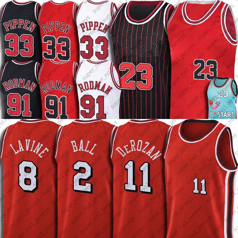 

Lonzo DeMar Ball Derozan Jersey Basketball Zach 8 LaVine Throwback 23 Michael Scottie Dennis Pippen Rodman Jerseys Toni Derrick Kukoc Rose Shirts, Select green number