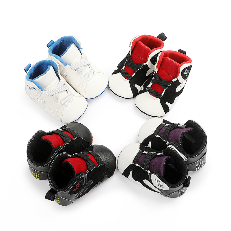 

Newborn PU Designer Sneakers Cotton Comfort Breathable First Walkers Crib Shoe Anti-Slip Unisex Toddler Baby Infant Boy Girl Shoes 18M, Pls pay the different