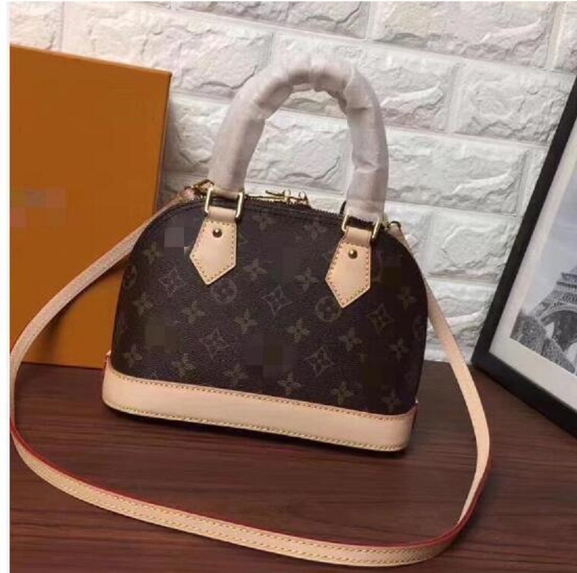 

Lv LOUIS BAG VITTON Dauphine Luxury Handbags Messenger Bag Women Tote Genuine Leather Shoulder Bags CrossbodyBO4N, Red;black