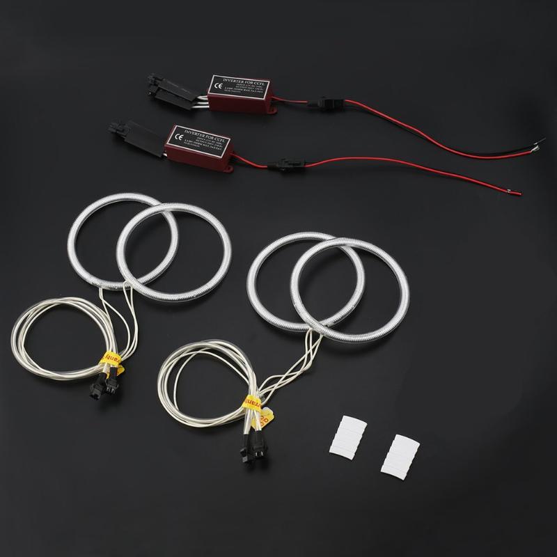 

Emergency Lights Professional Non-HID Halogen Headlight Set White/Yellow Light Color LED CCFL Angel Eyes Halo Rings Kit For E46 E87